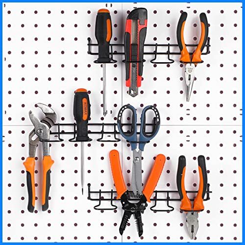 4 Pack Pegboard Screwdriver Holders Pegboard Utility Tool Pliers Hooks