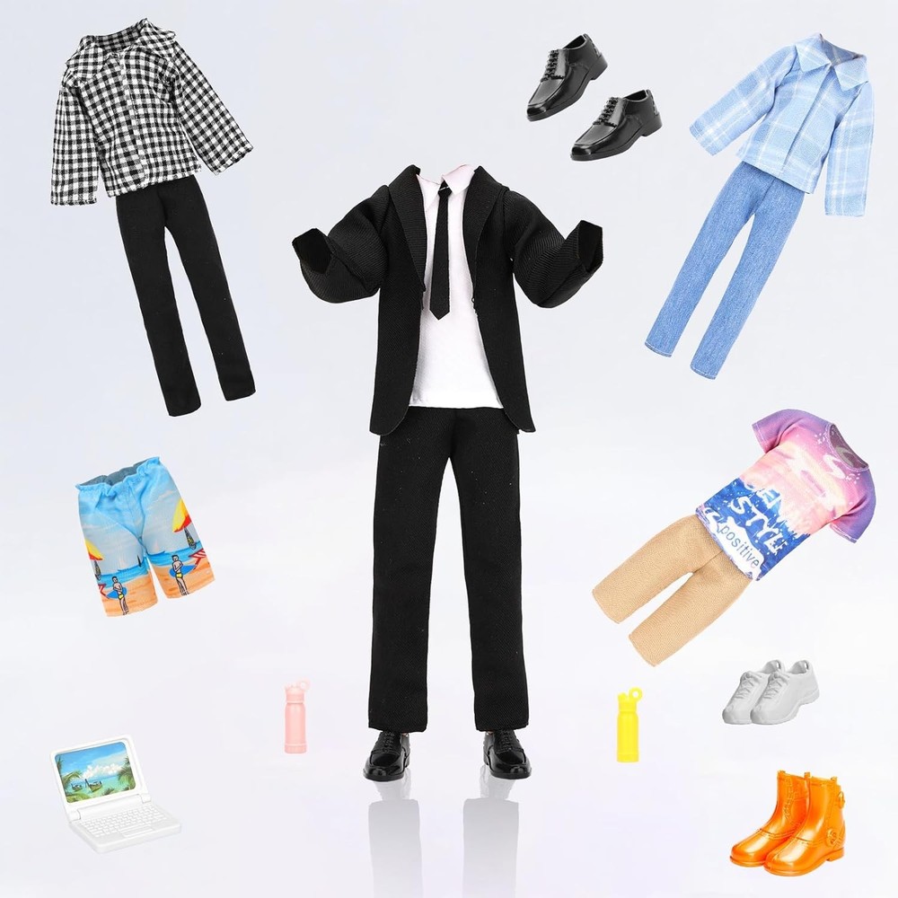 Boy Doll Clothes And Accessories Set