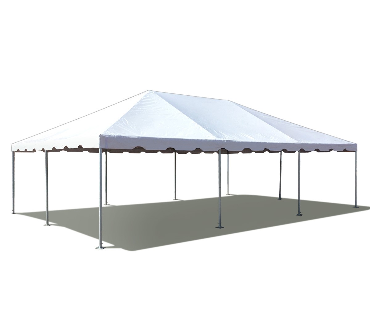 20 x 30 Canopy Party Tent White Commercial Backyard Event Gazebo with Frame