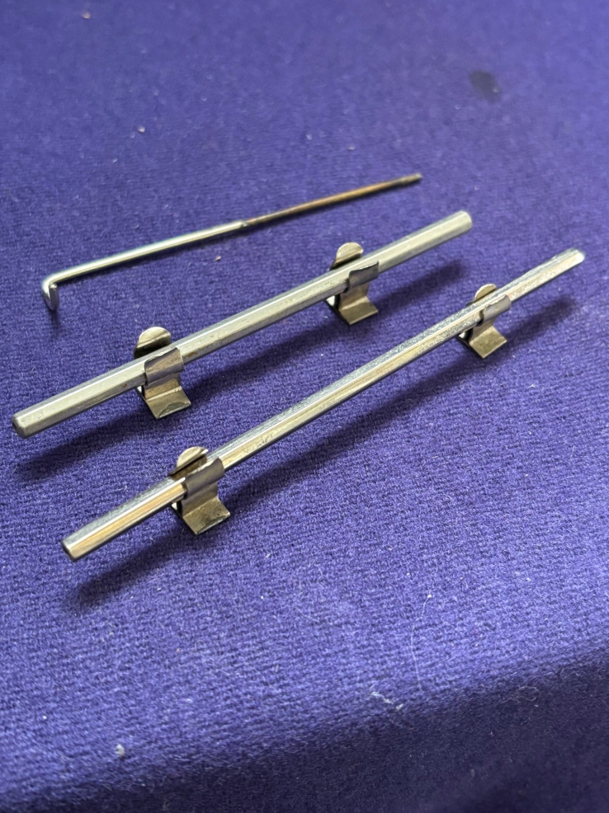 ANTIQUE VINTAGE ART DECO STEEL BOX ACUPUNCTURE KIT DISPLAY ONLY OLD ESTATE FIND