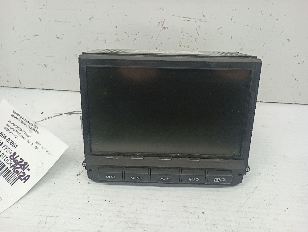 86281-AG12A Display Screen From 2008 LEGACY (12583955