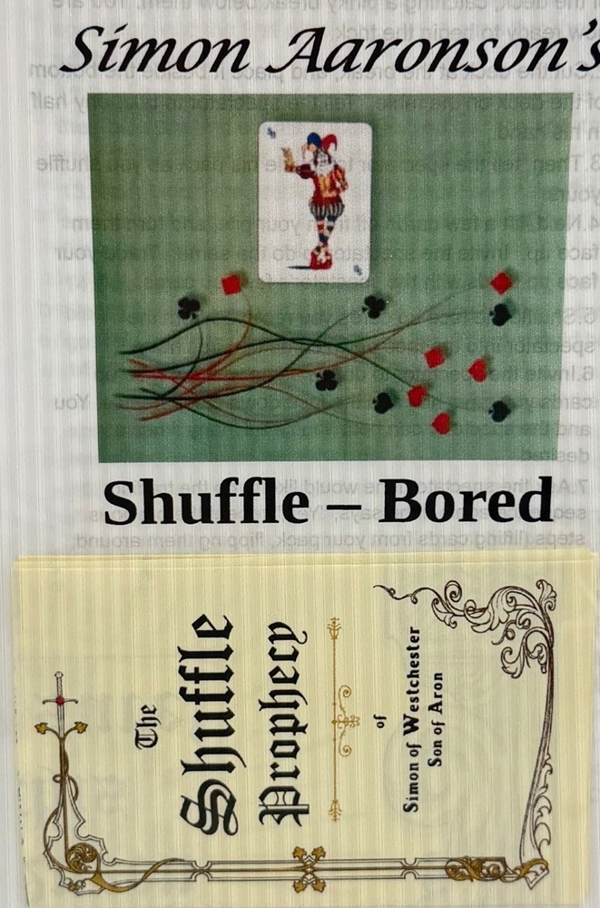 Simon Aaronson's Shuffle – Bored Card Magic Trick Prophecy