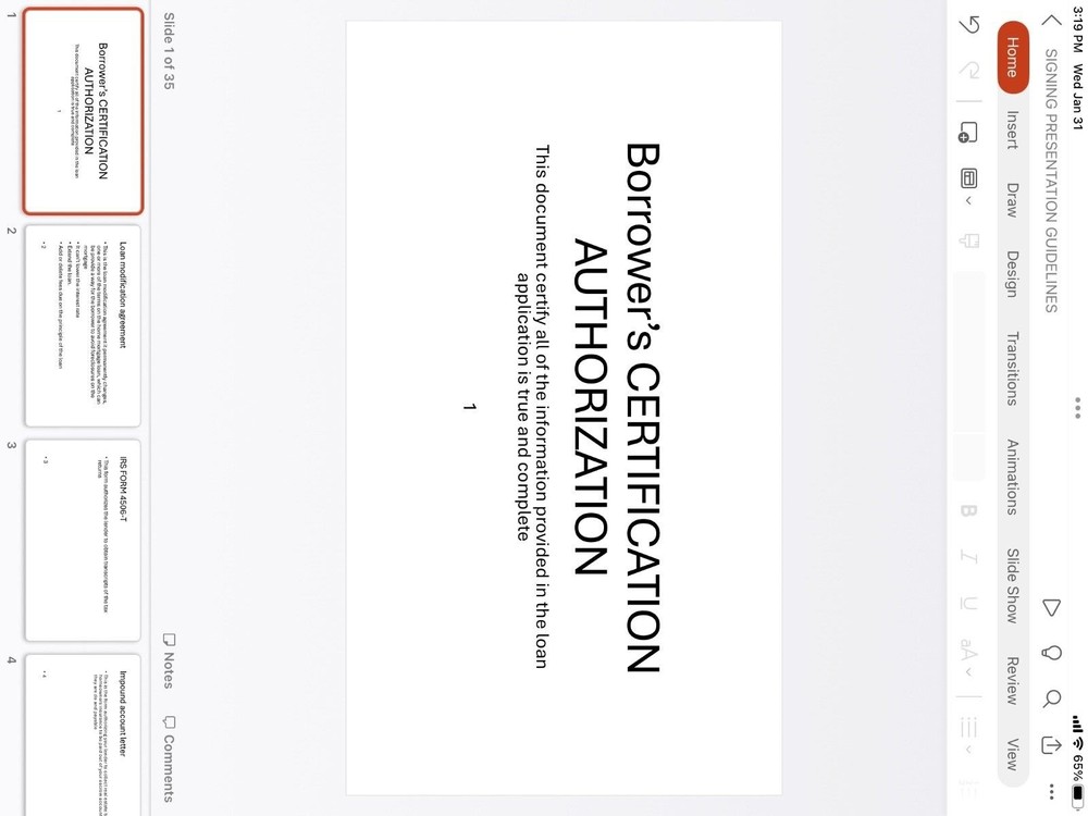 Loan Signing Documents Definitions PDF FILE POWER POINT