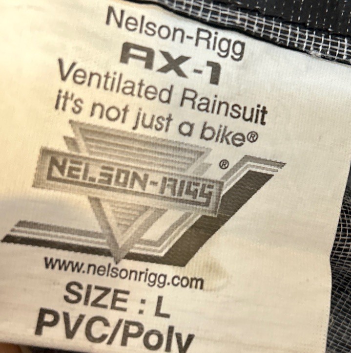 nelson rigg AX-1 Vintilated rain suit Large