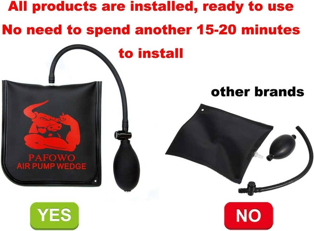 Enhanced 3 Size Air Wedge Leveling Tool - Durable & Non-Scratch Design