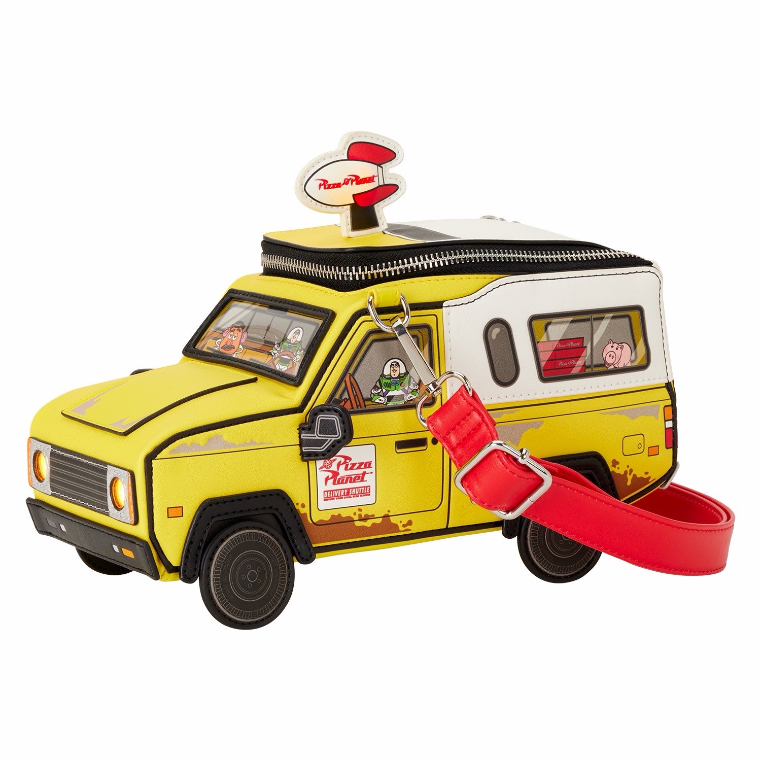 Loungefly Disney Toy Story 30th Anniversary Pizza Planet Car Light-Up Crossbody