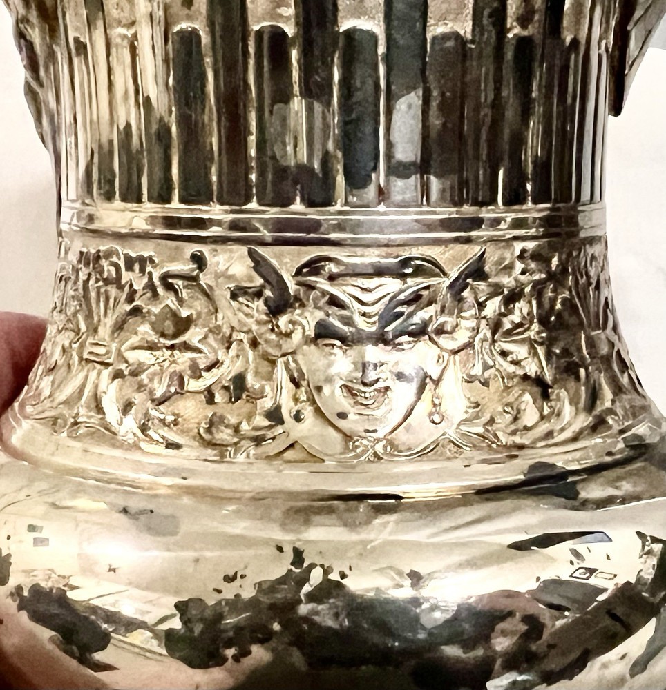 3 Pc Lot REED BARTON “Italian” SilverPlate SUGAR CREAMER BOWL Bacchus DEVIL 1885