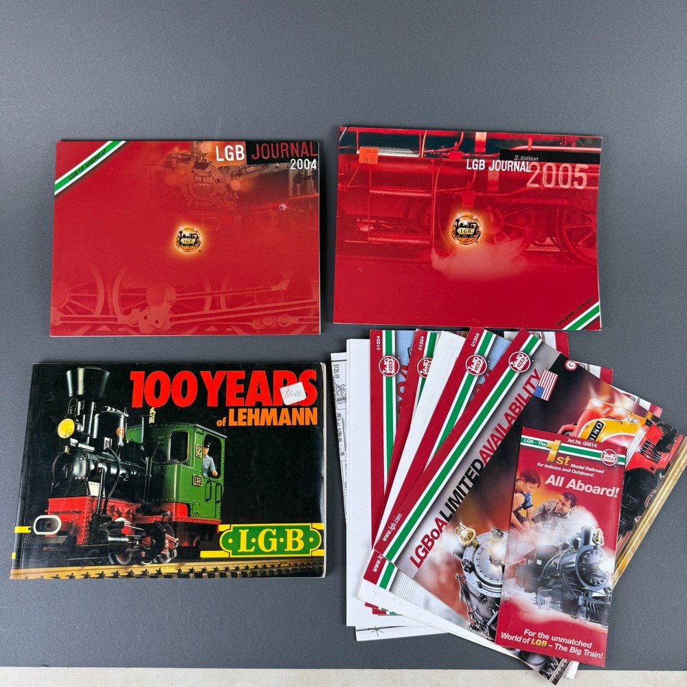 LGB Lehmann Model Trains Assorted Catalogs / Leaflets 1981, 2000, 2004, 2005