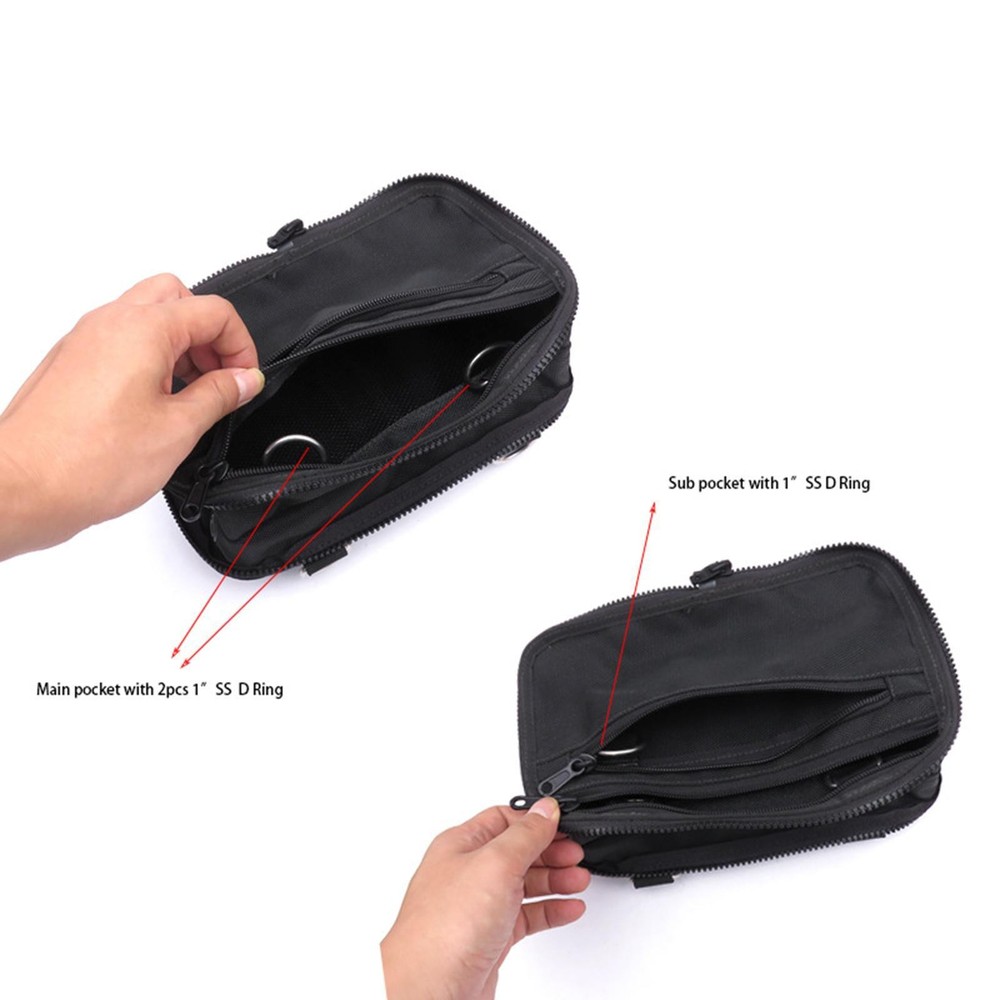 Scuba Diving Storage Bag Backpack Double Ended Snap Hook Nylon Accessories