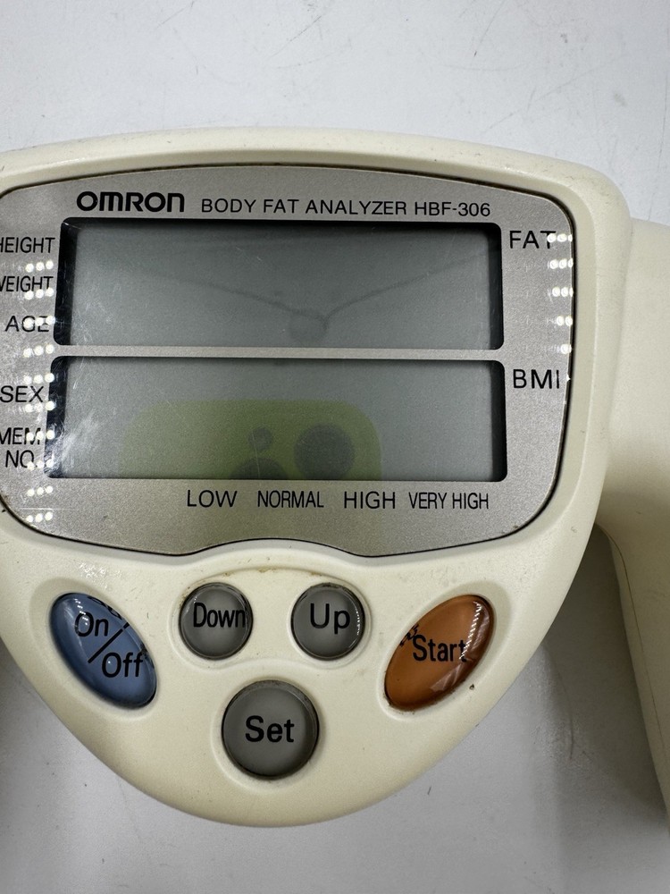 OMRON HBF-306 Body Fat Analyzer Handheld Machine