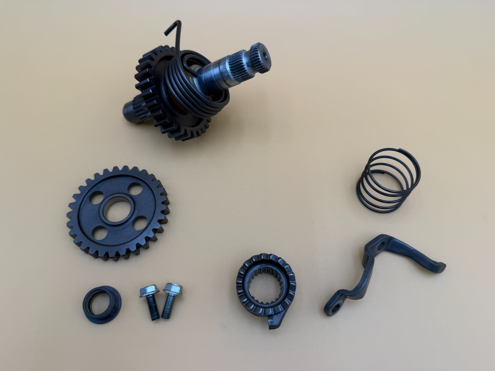 1999 - 2004 Honda XR400R XR400 OEM Kickstart Kick Start Mechanism Shaft Gear #2