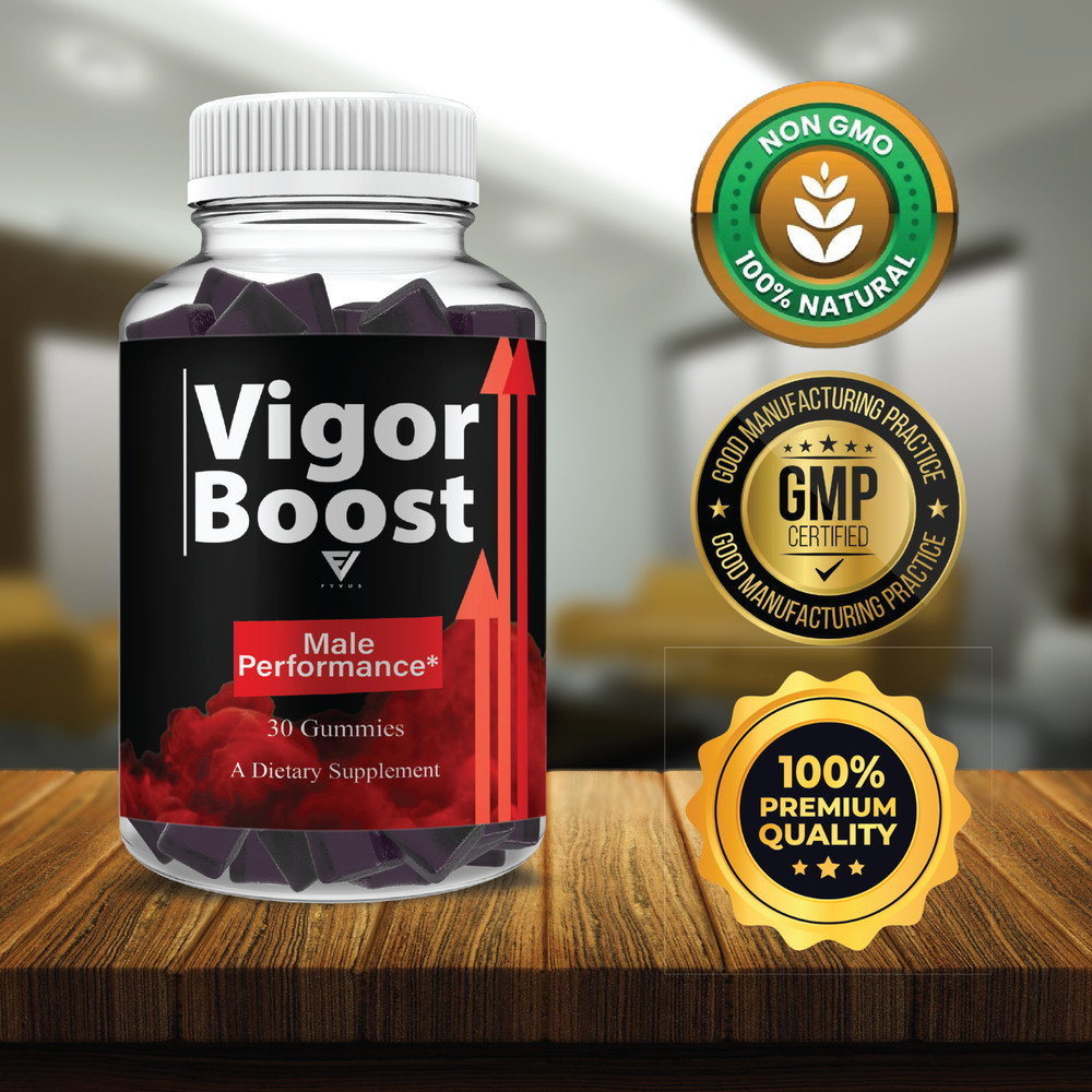 (2 Pack) Vigor Boost Performance Gummies, VigorBoost Premium Gummy (60 Gummies)