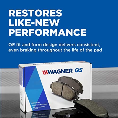 QS Disc Brake Pad Set, Engineered for Reduced Vibration, ZD207 QS - Ceramic
