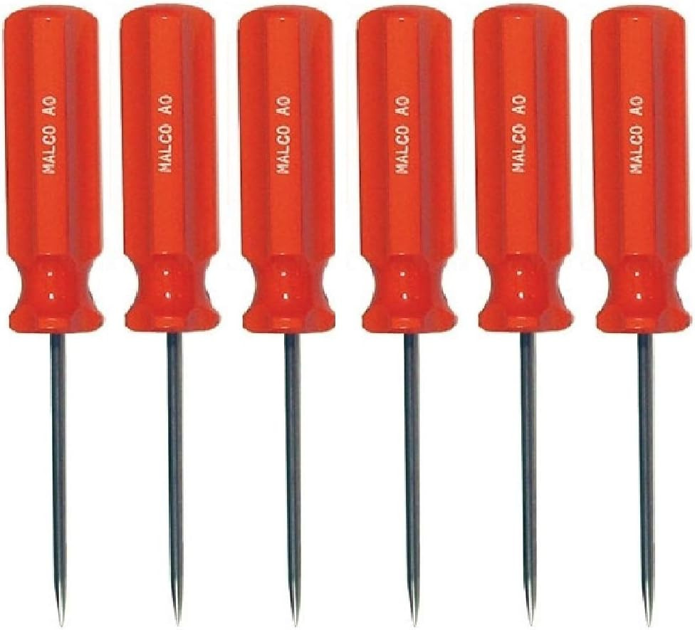 A0 1/8 in. Scratch Awl with Regular Grip, 6-Pack