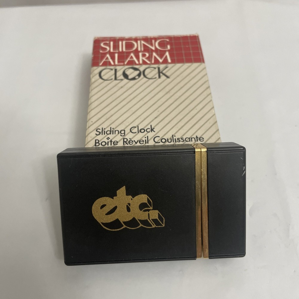 SLIDING ALARM CLOCK etc