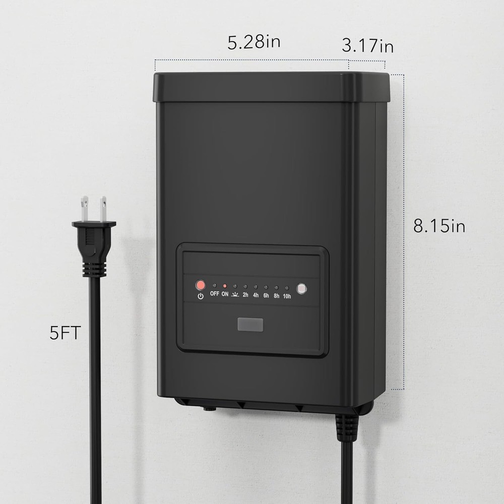 BN-LINK 200W Low Voltage Landscape Transformer with Countdown Timer & Photocell