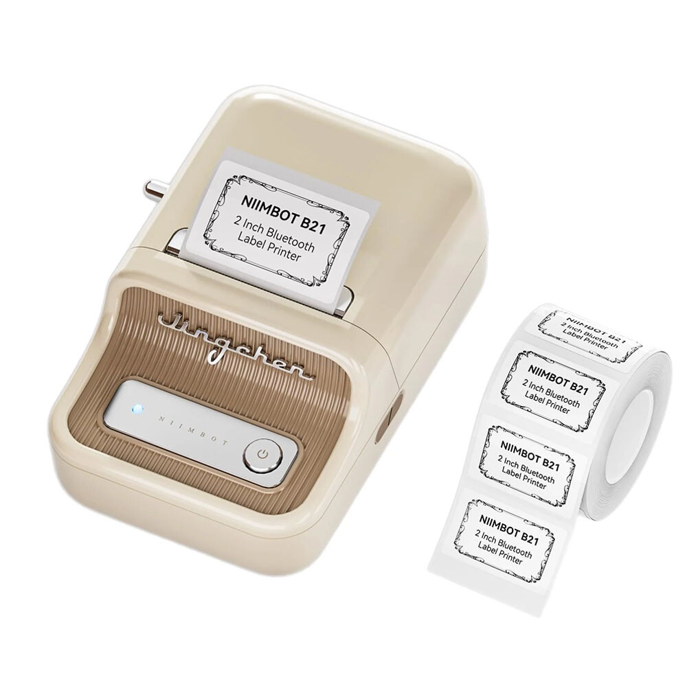 NIIMBOT Label Maker Machine with Tape Portable Bluetooth Thermal B21 Printer