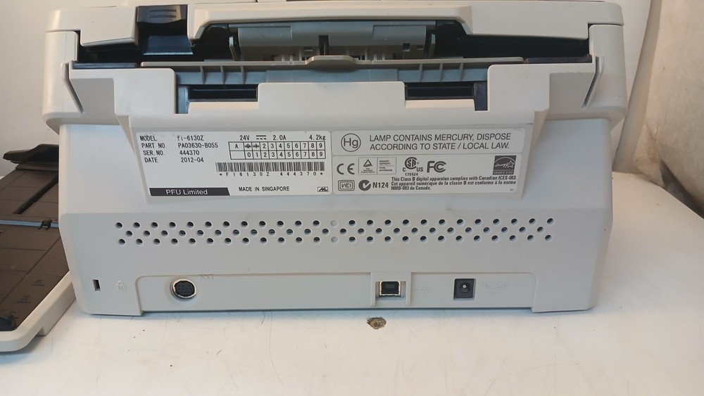 Fujitsu Fi-6130z Color Duplex Document Scanner *Working* *READ*