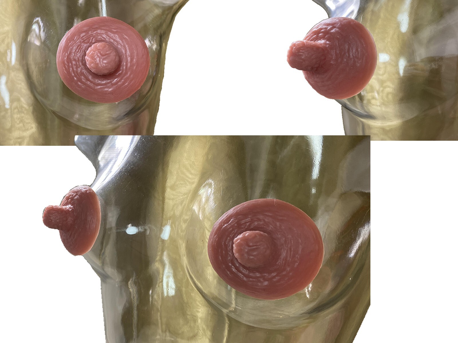 BIMEI Adhesive Silicone Nipple Reusable for BreastForm Drag Queen Transgender,#9