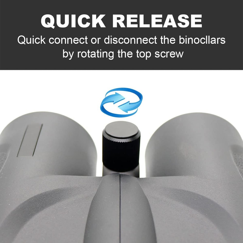 Binocular Tripod Adapter Quick Release With 38mm Mounting Base 1/420 Inch Thread