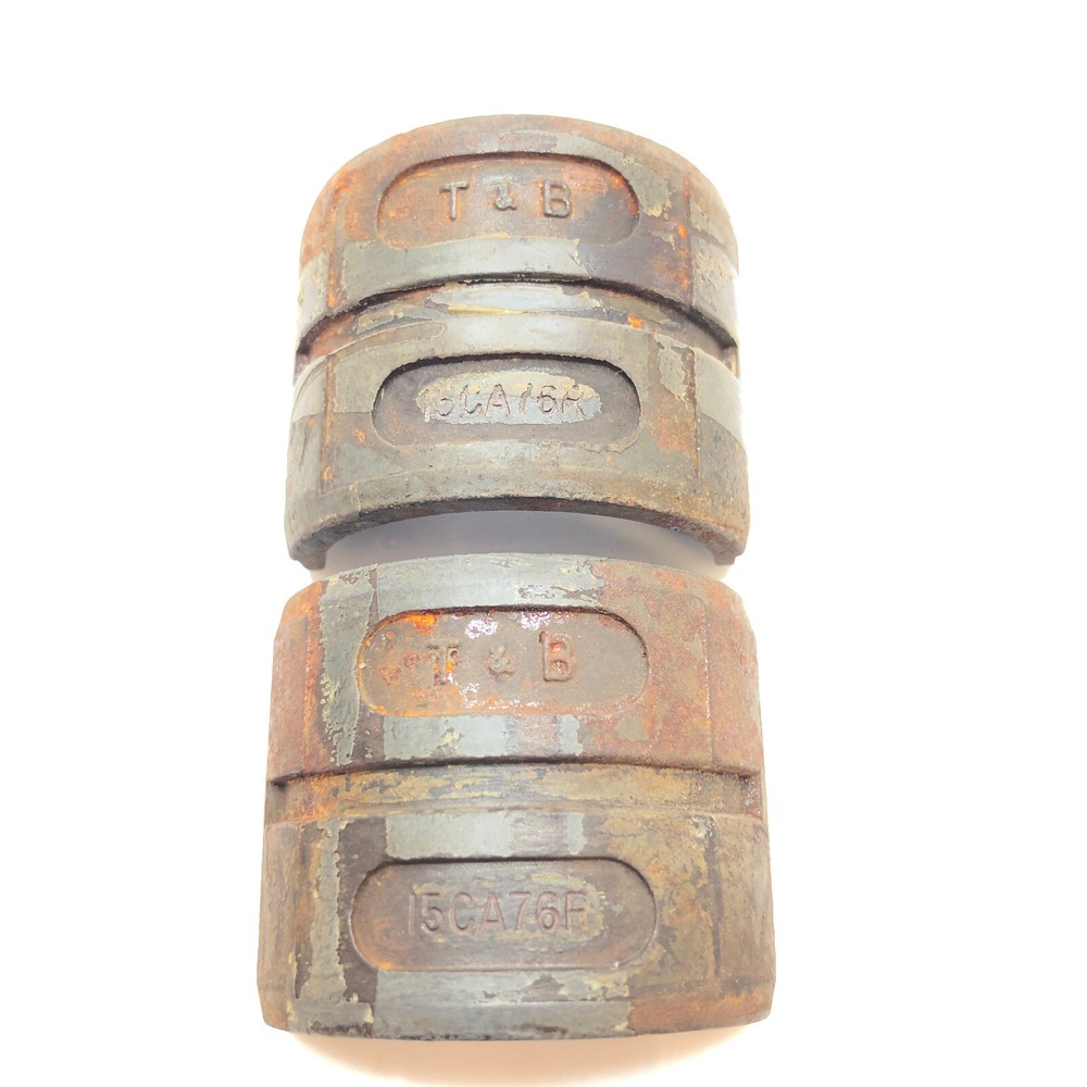 Thomas & Betts 15CA76R Hydraulic Crimping Compression Adapter Die Set