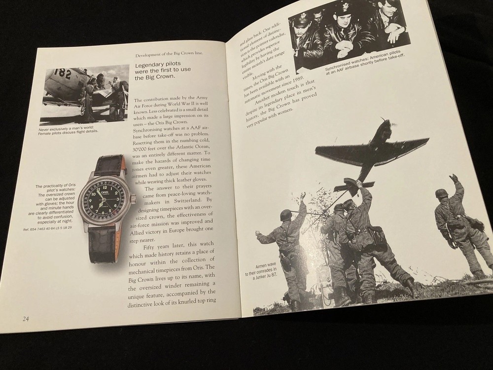Oris Watch Catalogue 2001