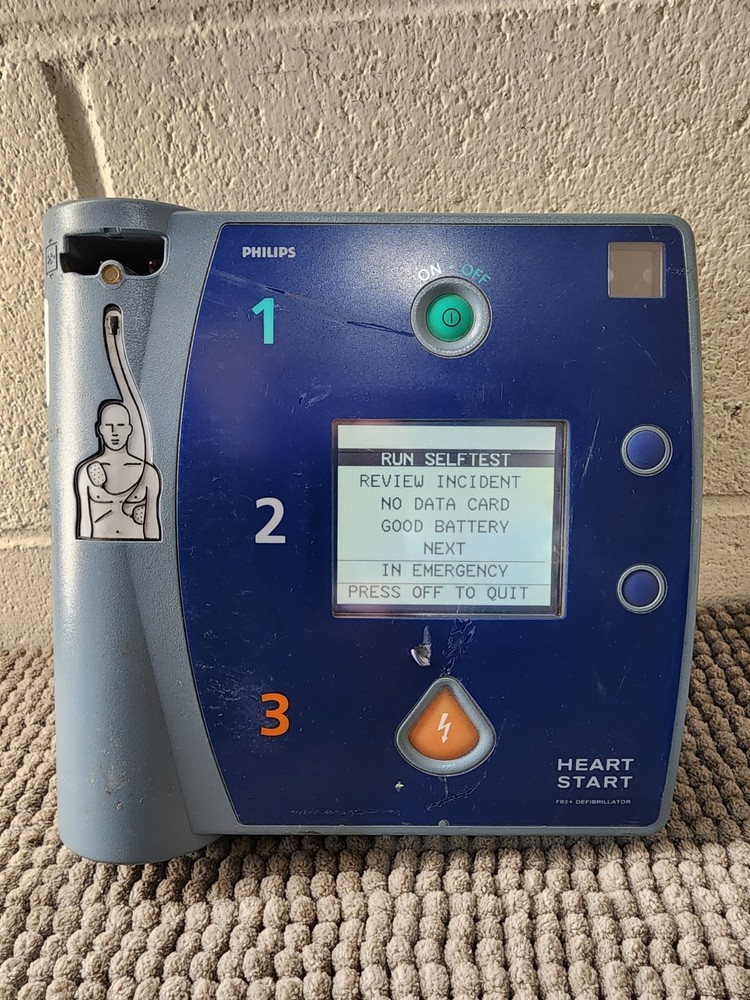 PHILIPS FR2+ HEARTSTART AUTOMATIC EXTERNAL AED No Pads W/BATTERY