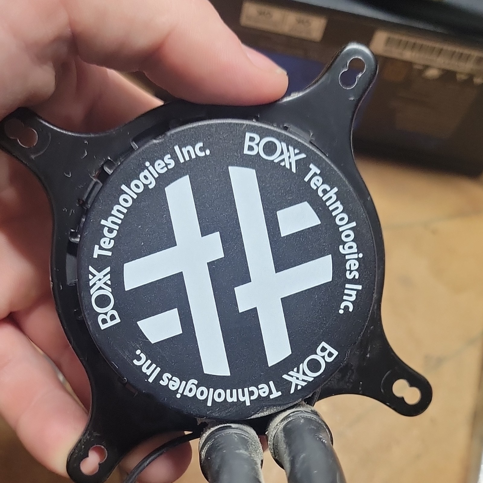 BOXX Technologies Inc. Black Liquid Cooler with Radiator Pump Copper Aluminum