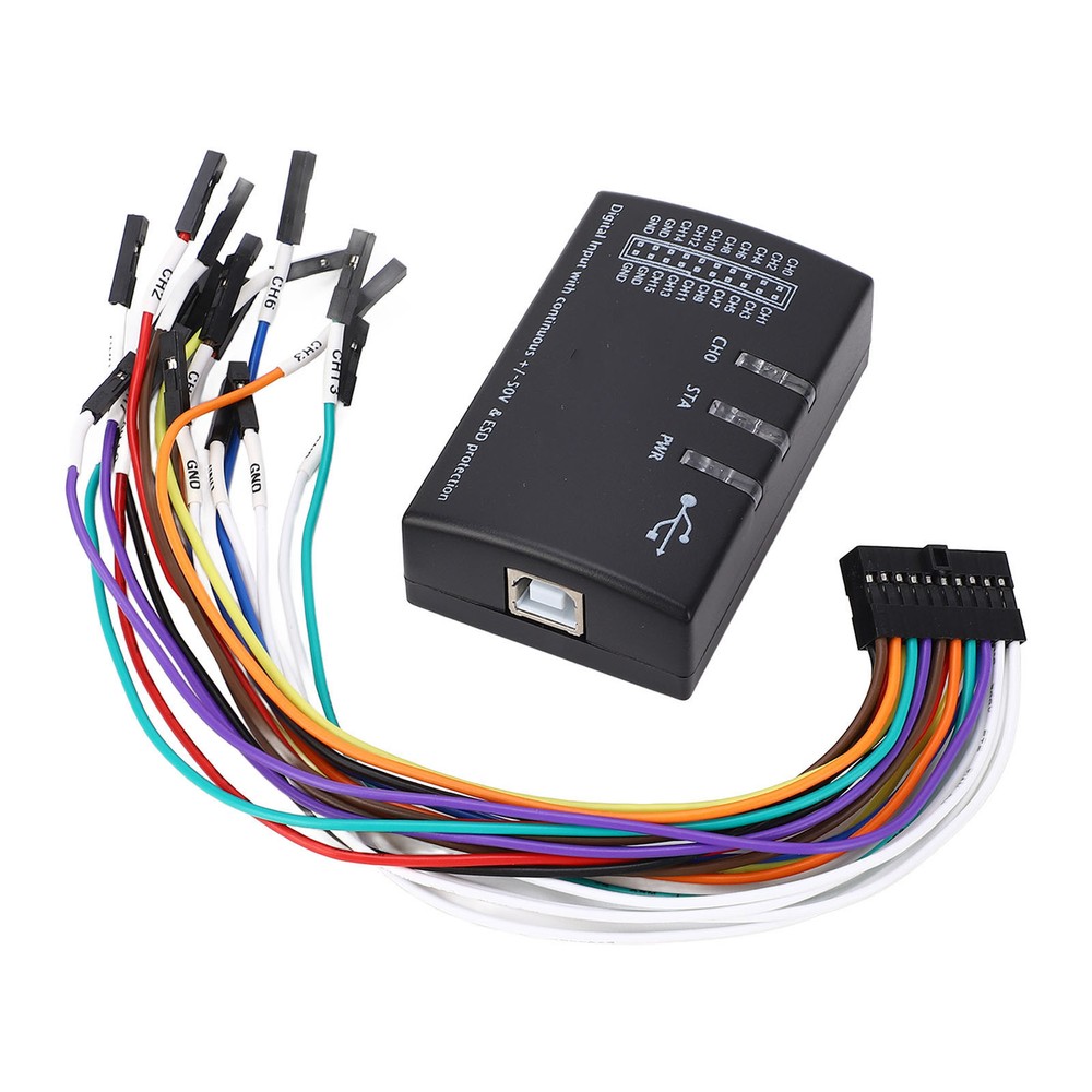 Logic Analyzer 100M Sampling Rate Compact USB Logic Analyzer Tool Supply Part
