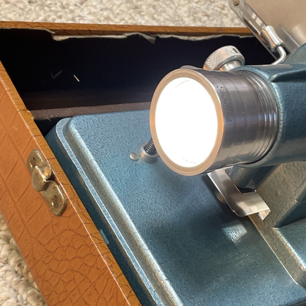 vintage standard projector Original Case Manual Working