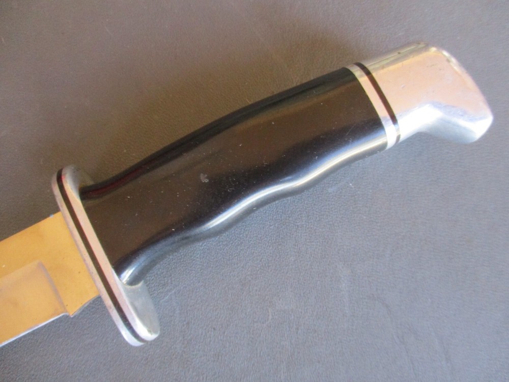 Vtg No Date Code BUCK MODEL 119 Fixed Blade Knife with Sheath