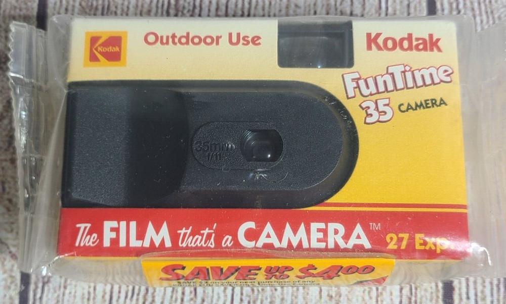 Kodak Fun Saver One-Time-Use Disposable Camera Outdoor Use New Unopened