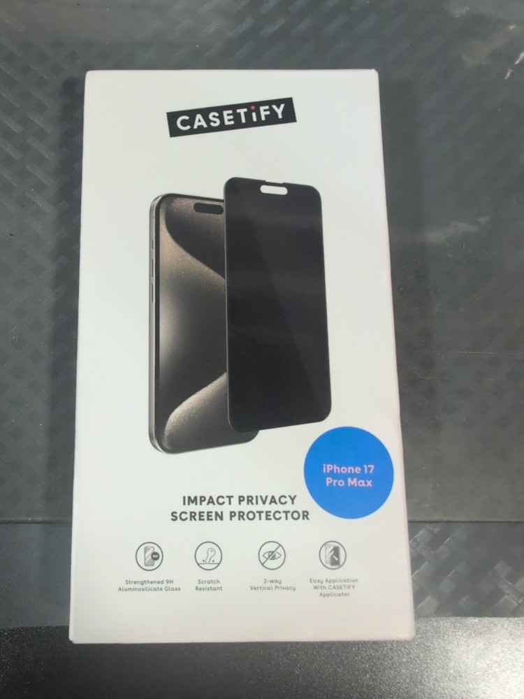 CASETiFY Impact Privacy Screen Protector, IPhone 17 Pro New #CA13