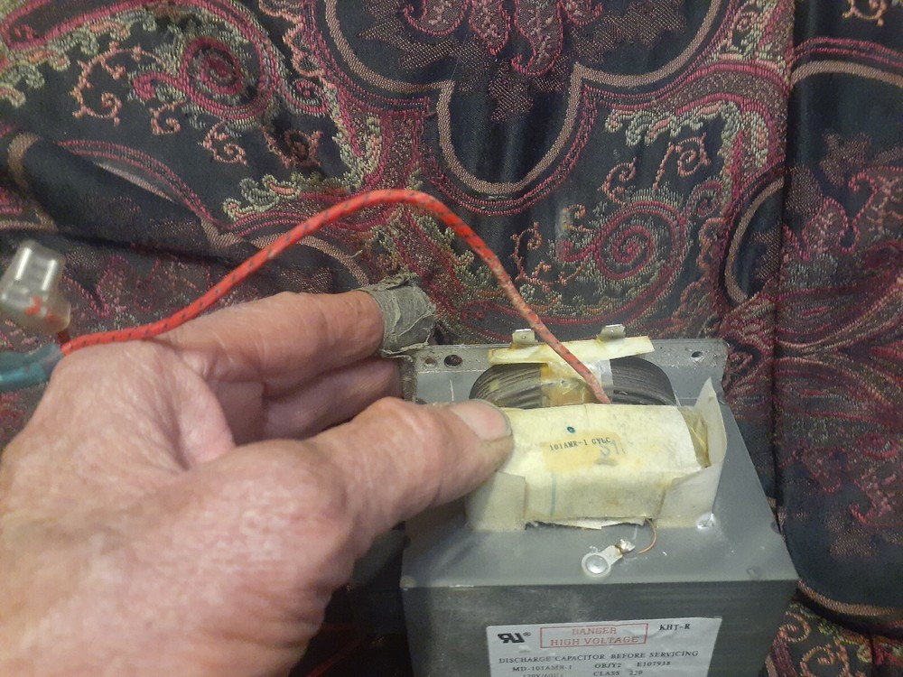 Microwave Transformer, High Voltage, MD-101AMR-1, OBJY2, E107938, Y221017A E.