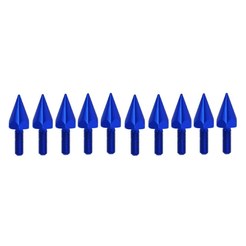 Universal Blue Motorcycle Spike Bolt Windshield Wind Screen Bolt Screw 5MM