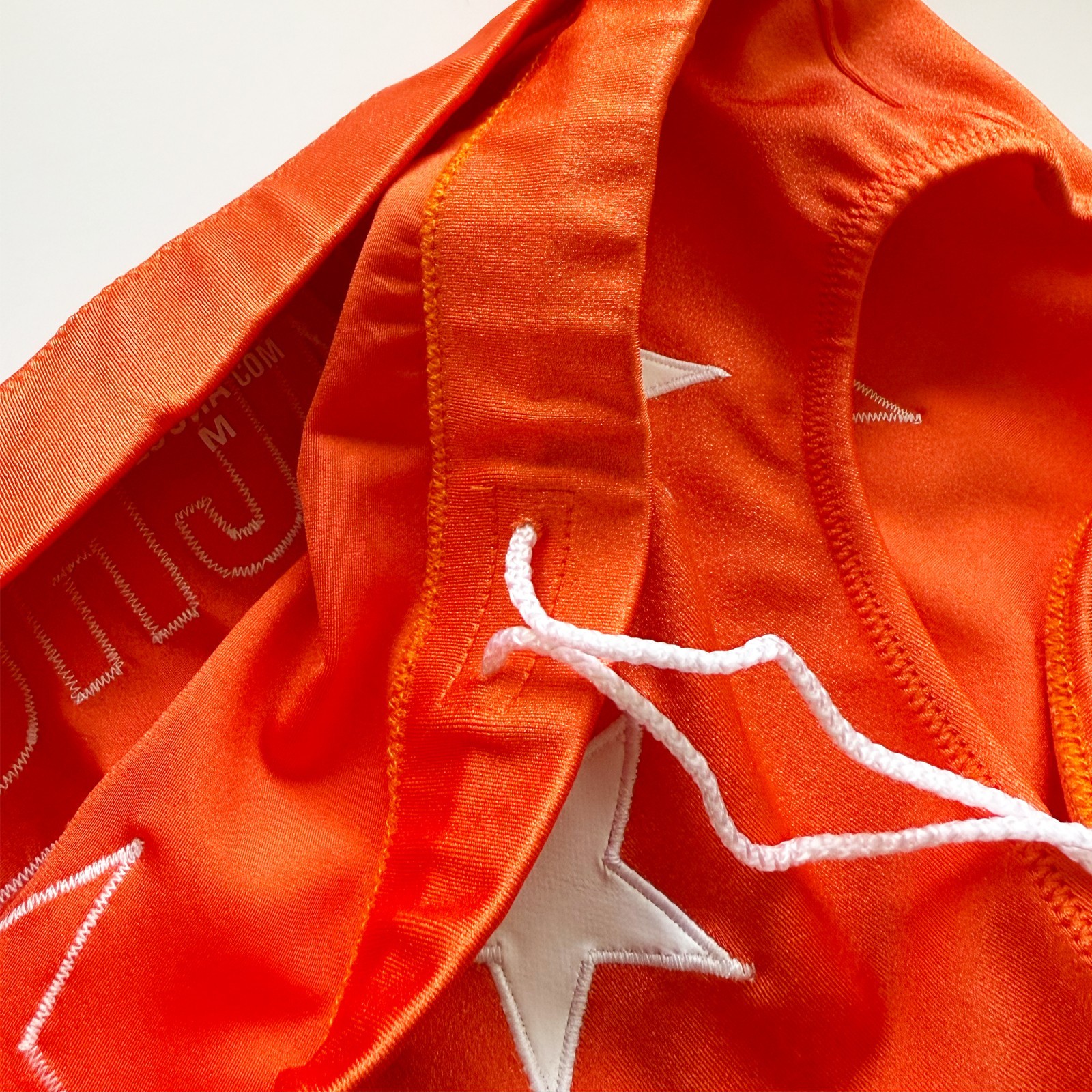 Orange White Wrestling Macho trunks costume wrestling gear Brand new man gear