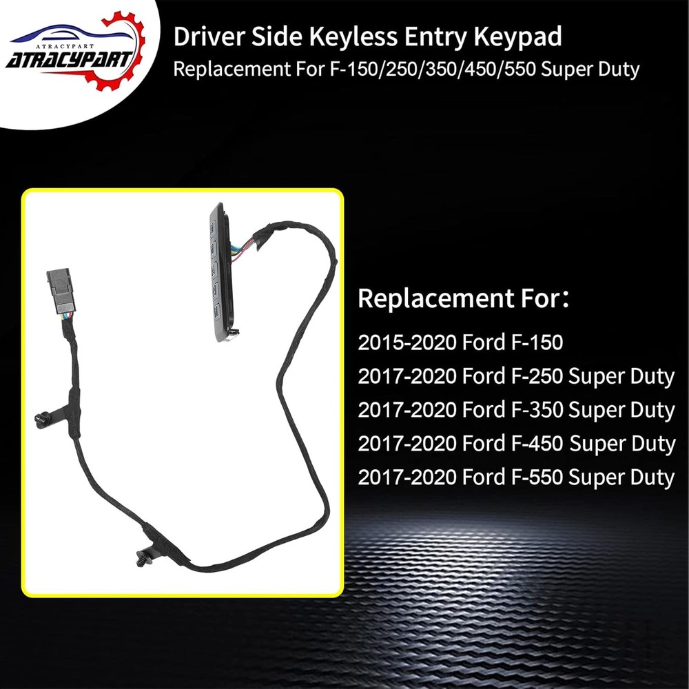 Driver Side Keyless Entry Keypad | Replacement for 2015-2020 Ford