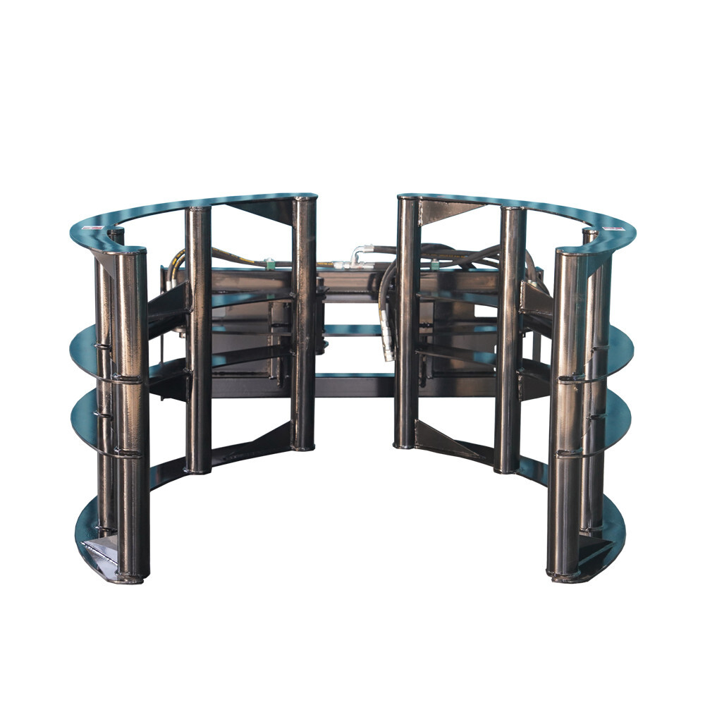 Fast arrival Attachments Skid Steer Round Hay Bale Grapple