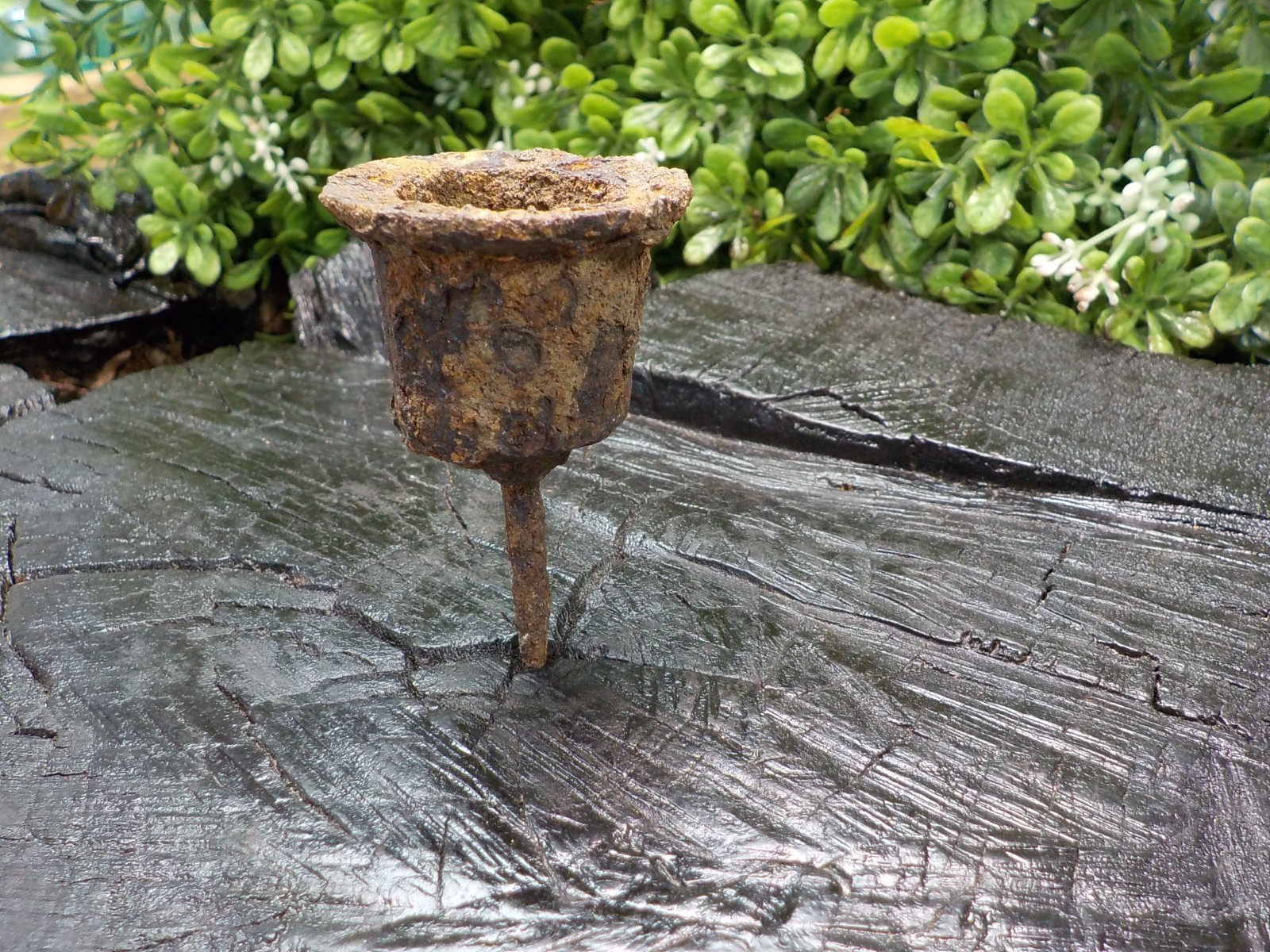 Old Rare Vintage Antique Civil War Relic Confederate Candle Holder Appomattox VA