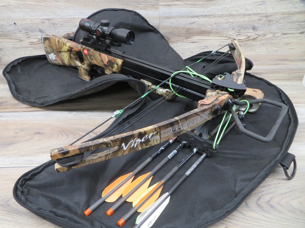 PSE Viper Copperhead Crossbow with Scope & Soft Case