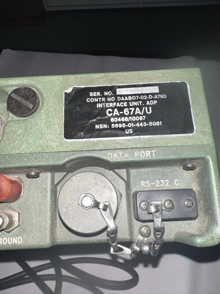 CA-67A/U CA-67 Interface Unit Automatic Data Processing and Field Phone - RARE