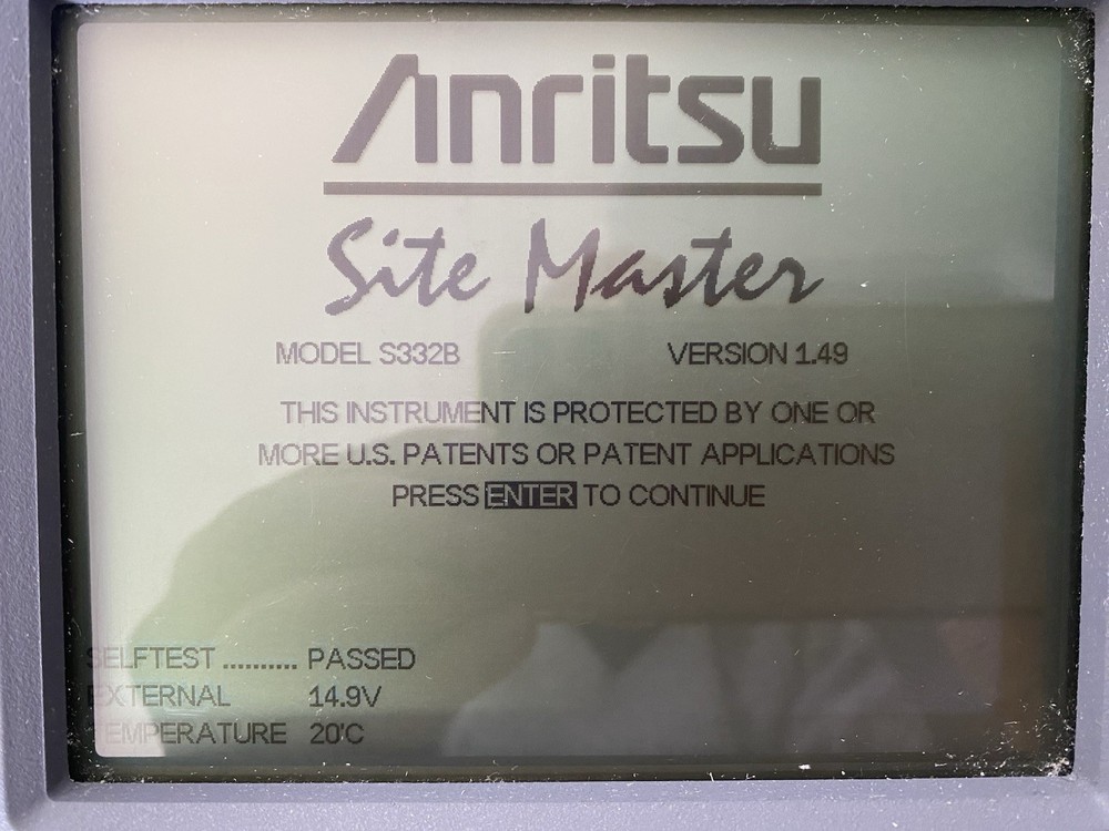 Anritsu Site Master S332B Cable Antenna Spectrum Analyzer
