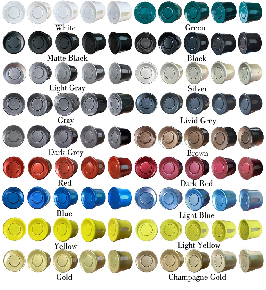 SANDETOUN Parking Sensor Kit Backup Sensor Kit Reverse Sensor for Car 18 Colo...