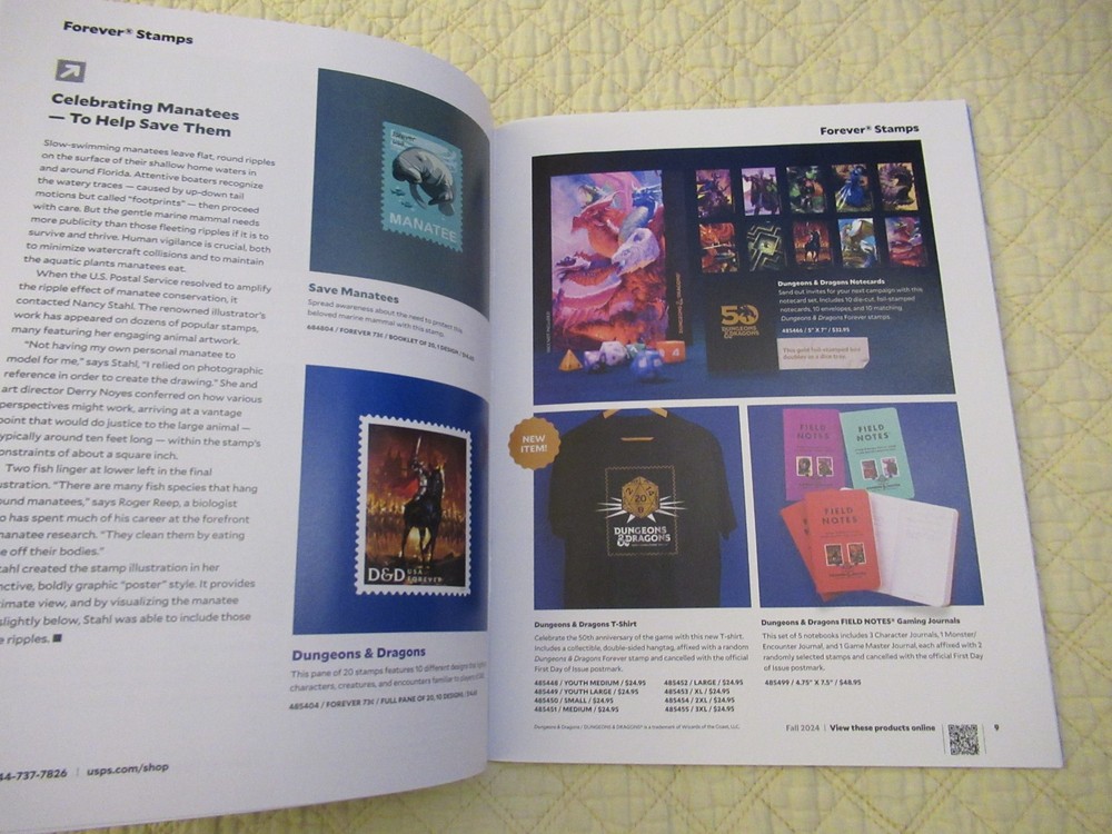 USPS USA Philatelic Summer & Fall 2024 Catalogs (2-Set)