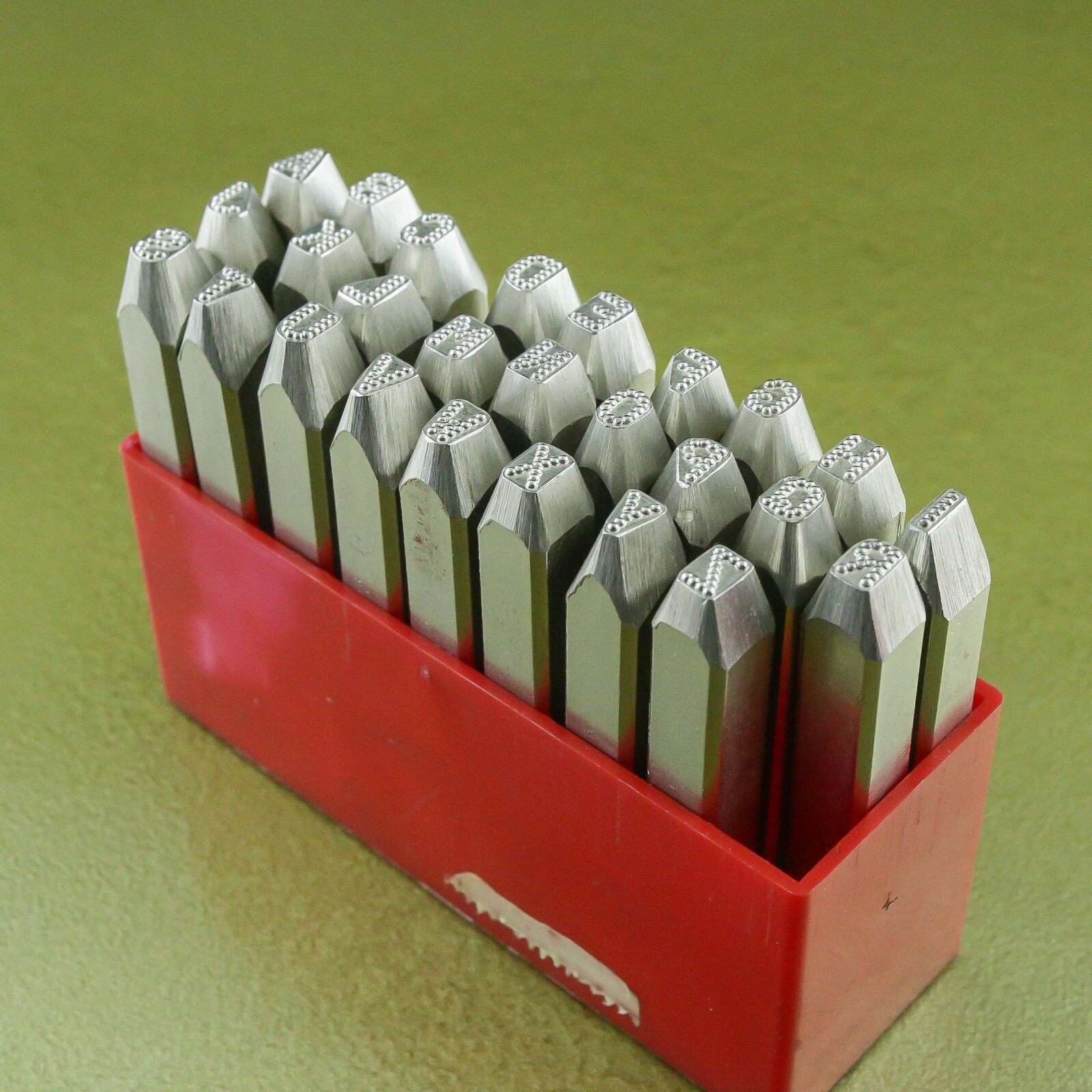 vintage France 5 mm * LETTER SET * STEEL STAMPS PUNCHES ALPHABET A Frapper ☆☆☆