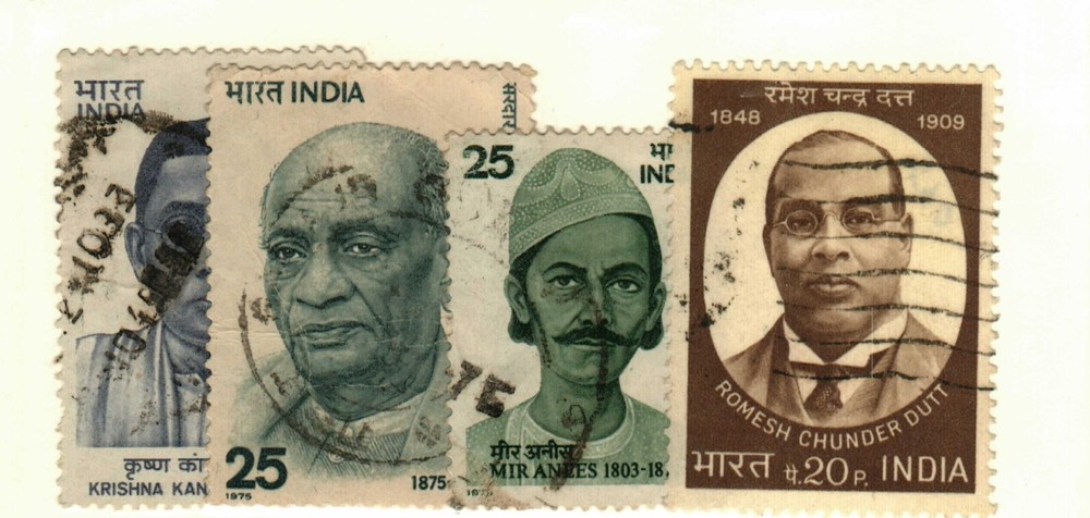 India #590, 690, 699, 1032 used