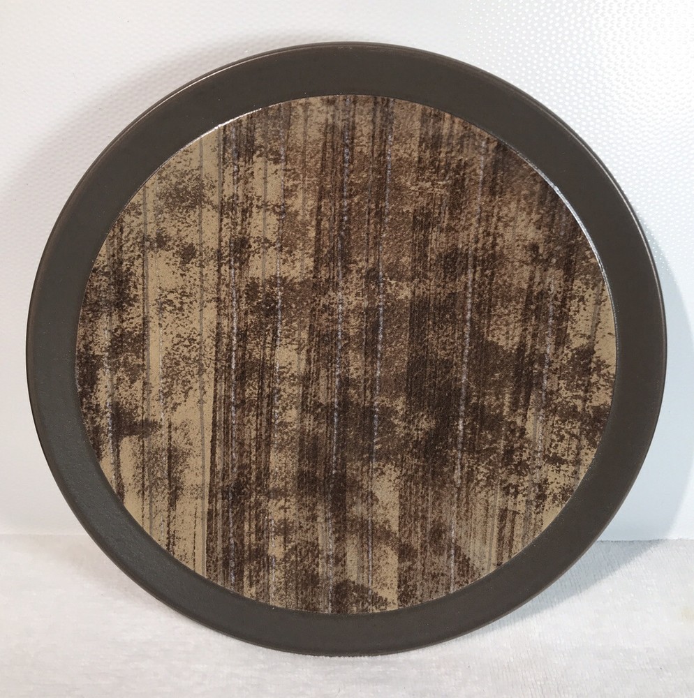 Noritake Elements Collection Stoneware Cedar Brown Tan Salad Plate 8-1/2" 8060Y