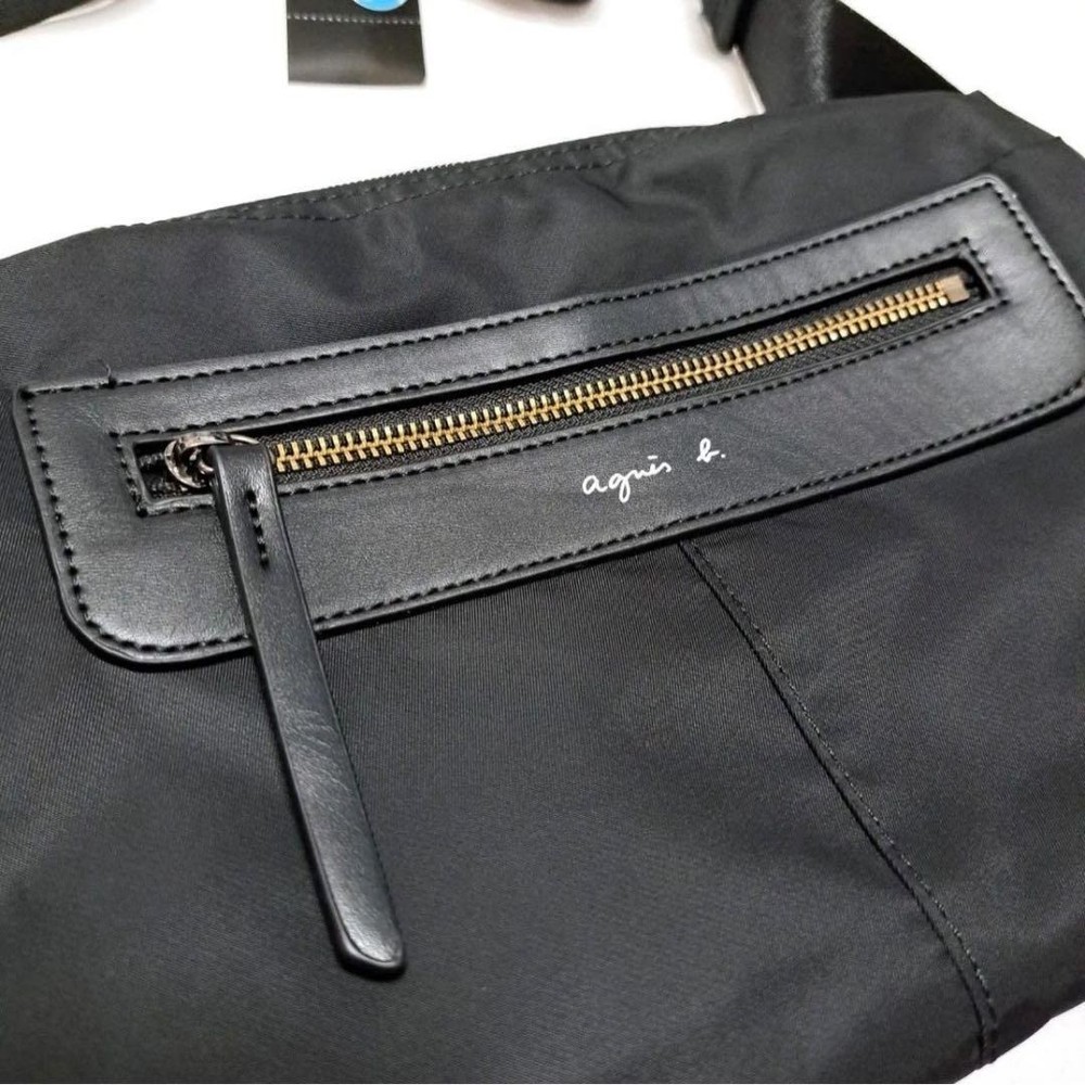 Agnès b. Black Shoulder Bag