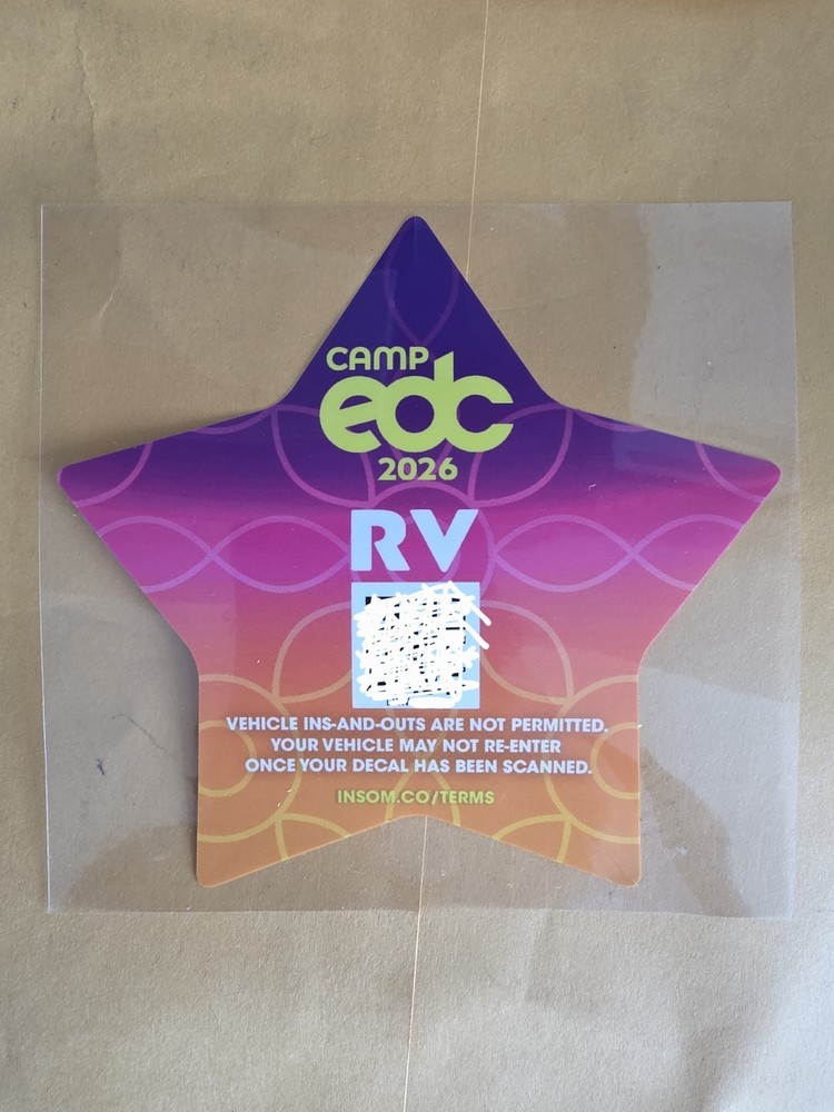 EDC Vegas RV Pass - No power hookup
