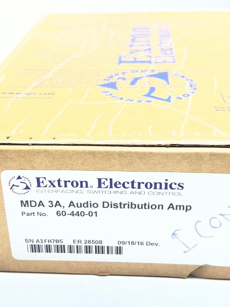 Extron MDA 3A, Audio Distribution Amplifier 60-440-01